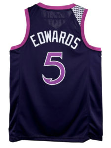 قميص مينيسوتا الرياضي رقم 5 أنتوني إدواردز للموسم الجديد 2025، مطرز عالي الجودة بالجملة لكرة السلة الأمريكية - Product Image 2