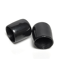 Capuchons de protection anti-poussière en caoutchouc noir étanches pour connecteurs SMA, fournis directement par l'usine