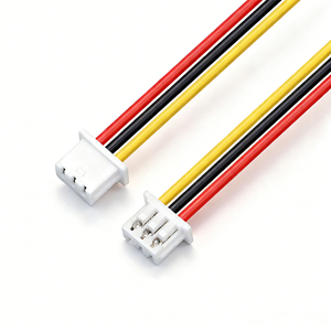 1.25 터미널 케이블 2 P3p4pled 라이트 바 라인 Mx1.25Mm-2P 빨간색 및 검정색 단일 헤드 배터리 와이어 - Product Image 3