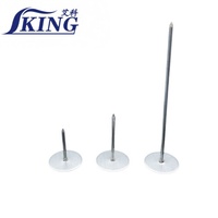 Goupilles à tête cylindrique IKING, en acier inoxydable 304, revêtement cuivre et zinc, pour isolation thermique de tuyaux industriels