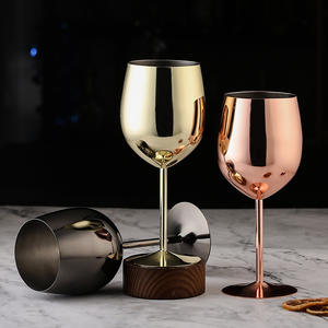 Calici da Vino Infrangibili in Acciaio Inossidabile, Bicchieri in Metallo per Matrimoni all'Aperto, Feste, Viaggi, Campeggio, Piscina, Ufficio, Regalo per Amanti del Vino - Product Image 4