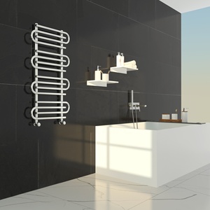 Morden SUN-QQ8 Designer Radiateur de serviettes Chrome Chauffe-serviettes Salle de bain Chauffe-serviettes - Product Image 5