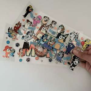 Transferencias de Plástico UV de 16 oz para Vasos de Dibujos Animados, Transferencia Térmica Digital de Doble Cara de Alta Calidad, Personalizada - Product Image 5