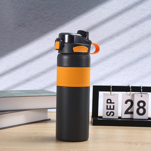 600ml xách tay kép Nắp 316 chân không nước bằng thép không gỉ chai với đống đổ nát chủ Vacuum Travel Tumbler Flask - Product Image 5