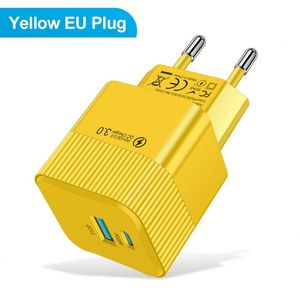 Chargeur super rapide USB Type C 25W pour téléphone/pour Samsung/Xiaomi, adaptateur de charge pour téléphone portable, prise EU US UK, chargeurs - Product Image 1