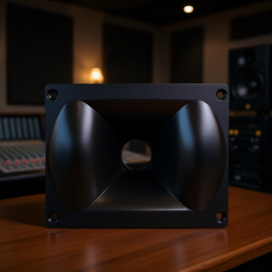 Tromba pour tweeter à visser, composant d'enceinte professionnel, trou de montage 80 mm, conception à double cornet - Product Image 3