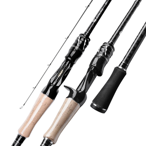 Ультралегкие двухсекционные удилища из высокоуглеродистого волокна с рукояткой из EVA, быстрого строя, 1.55м/1.68м/1.8м, для ловли форели/окуня, для пресной и соленой воды, для озерной рыбалки - Product Image 1
