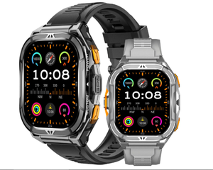 สมาร์ทวอทช์ X5 Amoled 5ATM GPS กันน้ำสำหรับผู้ชาย พร้อมระบบ GNSS แบบดูอัลแบนด์ในตัว เข็มทิศ นาฬิกาอัจฉริยะสำหรับเล่นกีฬา เทียบเท่า T-Rex 3 - Product Image 1