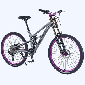 Bicicleta de Montaña de Aluminio de 27.5''/26'' con Frenos de Disco, 8/11 Velocidades, Suspensión Trasera, para Adultos, Hombres, con Absorción de Impactos, Máximo 200 kg - Product Image 2