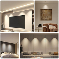 Spot LED COB encastré moderne anti-éblouissement pour intérieur, bureau commercial, supermarché, en aluminium, 7W, 15W, 20W