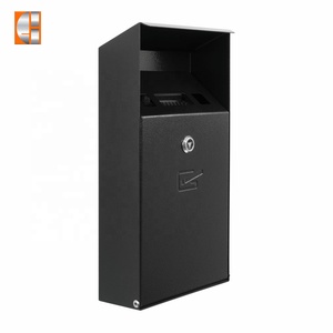 Poubelle murale minimaliste moderne pour fumeurs personnels, récipient pour mégots de cigarettes, pour l'extérieur, poubelle pour cigarettes - Product Image 4
