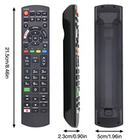 Control Remoto Universal N2QAYB001134 de Alta Calidad para Televisores Inteligentes Panasonic HD LCD LED Plasma Viera, Batería AAA, 4 Botones