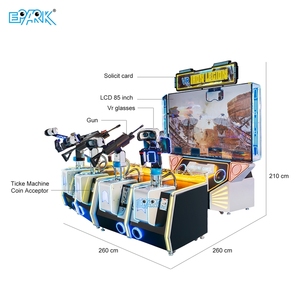 Epark nhiều người nhập vai tương tác VR Trò chơi bắn súng máy video thành phố hoạt động thiết bị giải trí tương tác - Product Image 4