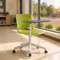 Chaise de salle de formation en gros, siège d'école pour étudiant