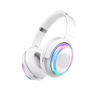 Électronique Tendance Nouvelle Arrivée BT880 Casque sans fil supra-auriculaire Bluetooth 5.0 avec éclairage RGB Son Stéréo Annulation Active du Bruit