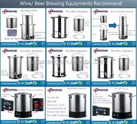 Bière électrique Mash Tun Beer Maker Acier inoxydable Home Brewing Fermentation Beer Equipment Brewery