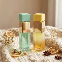 Fabricant Anding – Flacons de parfum en verre rectangulaires haut de gamme, design moderne, vides, personnalisables, 30 ml et 90 ml