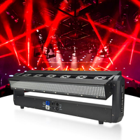Projecteur de scène professionnel DMX 6 yeux 500mW à faisceau laser rouge, stroboscope 250W 3-en-1 LED, pour discothèque, DJ et club, avec têtes mobiles
