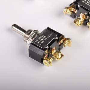 Alta consistencia SPDT <span class=keywords><strong>3</strong></span> posiciones Micro <span class=keywords><strong>Mini</strong></span> interruptor de palanca ON-OFF-on miniatura - Product Image 1