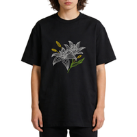 Transfert thermocollant de fleurs en strass pour T-shirt