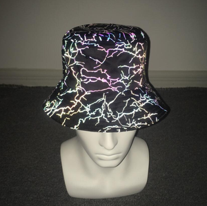 Chapeau <span class=keywords><strong>de</strong></span> soleil réfléchissant pour la <span class=keywords><strong>nuit</strong></span>, avec logo personnalisé, lumineux, arc-en-ciel, brille dans le noir, pour la sécurité <span class=keywords><strong>de</strong></span> <span class=keywords><strong>nuit</strong></span>, vente en gros, - Product Image 3