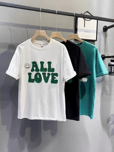 เสื้อยืดวิ่งแขนสั้นผ้าคอตตอนผสมสไตล์วินเทจทรงหลวมราคาประหยัดสำหรับผู้ชาย จัดจำหน่ายโดยร้านเจียงหู สำหรับการค้าต่างประเทศและข้ามพรมแดน - Product Image 4