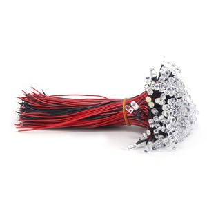 Jstronic DC 3v 5v <span class=keywords><strong>12v</strong></span> 24v 3mm 5mm Lampes LED pré-câblées avec câble de 20 cm Diodes LED pré-câblées pour indicateur - Product Image 4