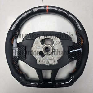 Volante Deportivo Popular de Fibra de Carbono y Cuero M Performance para BMW Serie G, M3 G80, M4 G82, M5 CS - Product Image 5