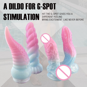Sexbay Silikon Dildo Besar Warna-warni Butt Plug Ekspansi Masturbator Penis Artifisial Besar Pemijat Pantat untuk Pria atau Wanita - Product Image 4