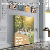 Impression sur toile personnalisée, art mural sur toile, 30 x 30 cm, impression d'image moderne pour la maison, le bureau, le studio, cadeau