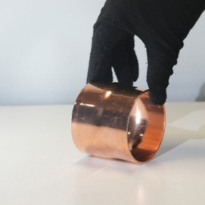 Pure <b>Copper</b> T2 Equal-Diameter Welded Straight <b>Copper</b> Coupling - Product Image 4