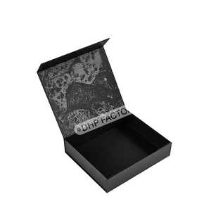 Caja de Regalo de Cartón Rígido Personalizada en Forma de Libro Negro con Cierre Magnético e Impresión de Logotipo para Empaque Premium - Product Image 2