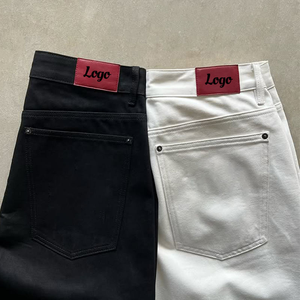 <span class=keywords><strong>Jeans</strong></span> da <span class=keywords><strong>Uomo</strong></span> Personalizzati dal Produttore, Pantaloni Denim Baggy, Taglio Bootcut, Denim Grezzo Giapponese Selvedge a Zampa d'Elefante per <span class=keywords><strong>Uomo</strong></span> - Product Image 4