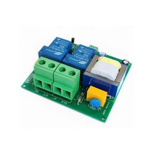 Module de temporisation d'alimentation 2 canaux CA 220V avec démarrage à l'horloge, séquenceur de mise sous tension, relais de démarrage en séquence et d'arrêt en inverse - Product Image 1
