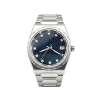 Montre pour homme, montre de luxe personnalisée pour homme, faible MOQ, entièrement en acier inoxydable, montre automatique haut de gamme