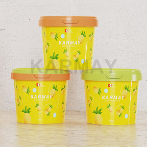 Vente en gros Nouveau design Boîte à yaourt de couleur personnalisée 500ml Tasse à yaourt Bac à yaourt avec couvercle - Product Image 6