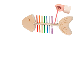 Juguete Educativo Infantil de Venta Caliente Transfronteriza, Juego de Emparejar Colores Montessori, Palo de Inserción de Espinas de Pescado, Habilidades Motoras Finas - Product Image 2
