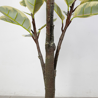 Chêne artificielle en pot, 1 pièce de 160cm, de haute qualité, feuille blanche, plantes décoratives, pour décor d'intérieur