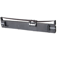 Compatible avec LQ-2680K/LQ-690KII/LQ-790K/LQ-680KII S015510 Cassette de ruban d'imprimante matricielle à points en nylon noir