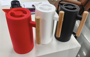 Nordic Solid Wood Handle 201 Stainless Steel Coffee Pot Glass Inner Liner Insulated Household Large Capacity Travel Smart <b>Kettle</b> - Product Image 2