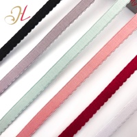 Bande élastique personnalisée en usine Mini bandes élastiques pour cheveux Picot Trim Sangle de soutien-gorge élastique de couleur réglable