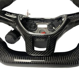 Véritable volant de conception de course sportive LED en Fiber de carbone pour Volkswagen <span class=keywords><strong>Golf</strong></span> 6 Polo <span class=keywords><strong>GTI</strong></span> MK6 6r MK7 2013 amélioration du style de voiture - Product Image 4
