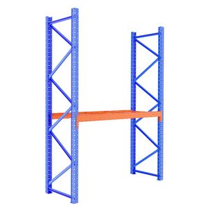 מדפי מחסן יחיד למדפים מחסן עבור סחורות אחסון מטען כבד עבור מערכת מירוצים מחסן - Product Image 1
