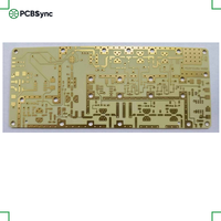PCBSync Rogers RT/duroid 6006 1.5mm 1oz 3u" Or 8 couches PCB de communication aérospatiale