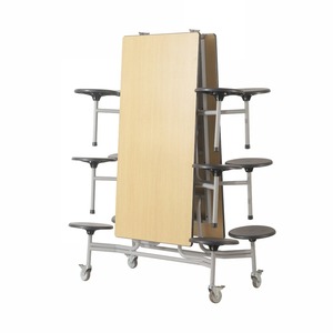 Juego de Mesa y Sillas Plegables Modernas Resistentes a los Arañazos, Minimalistas, para Hotel o <span class=keywords><strong>Restaurante</strong></span>, 8 Plazas, Gran Venta - Product Image 1