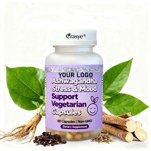 EUR US vendita calda OEM/ODM Ashwagandha capsule in polvere 600mg KSM-66 integratore di radice Ashwagandha per il supporto energetico e dell'umore degli adulti - Product Image 1