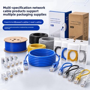 Câble <span class=keywords><strong>Ethernet</strong></span> <span class=keywords><strong>Catégorie</strong></span> 5 Super, Vente en Gros Usine, <span class=keywords><strong>8</strong></span> Conducteurs, Paire Torsadée, Cuivre-Aluminium, 1/2/3/50 Mètres - Product Image 4