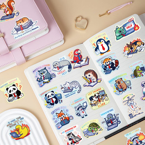 50 Pezzi Adesivi Divertenti con Animali Cartoon per Decorazione Telefono, Ufficio e Regalo - Product Image 6