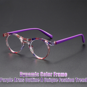 2025 cadre ovale <span class=keywords><strong>Anti</strong></span> lumière bleue bloquant les lunettes lointaines femmes élégant <span class=keywords><strong>Anti</strong></span> <span class=keywords><strong>brouillard</strong></span> lunettes Vintage optique hypermétropie lunettes - Product Image 4