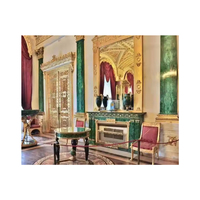 Pierres de Malachite naturelles vertes, meubles décoratifs, pour Villa de luxe, vente en gros